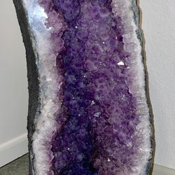 Natural Amethyst Geode Quartz Cluster Crystal Specimen Healing (26.5” x 10” x 15”  (200 lbs))