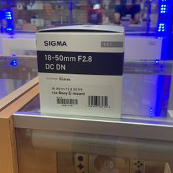 Sigma 18-50mm F2.8 For Sony E