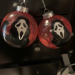 Horror Ornaments For Christmas Ghost face