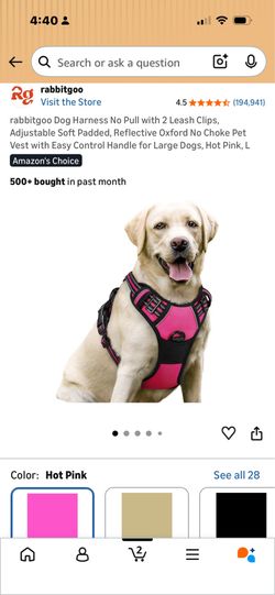 Harness dog