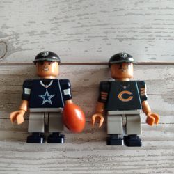 NFL LEGO mini figures ( Dallas Cowboys/ Chicago Bears)