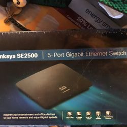 linksys se2500 5-port gigabit ethernet switch