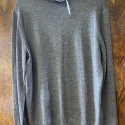 ##Banana Republic Men's 100% Italian Merino Extra Fine Wool Turtleneck Sweater/ New With Tags