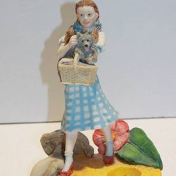 Wizard of Oz Dorothy & Toto Dave Grossman Creations Figurine 1989, Vintage