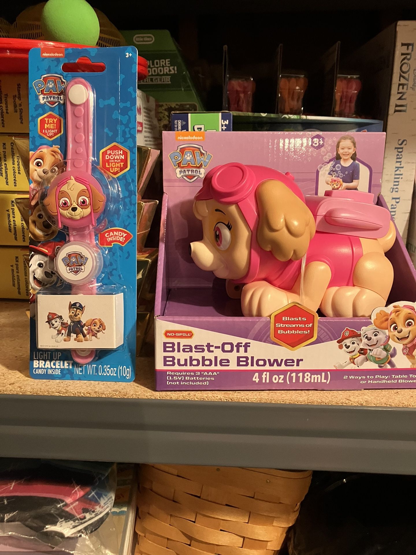 Sky Bubble Blower And Light Up Watch New