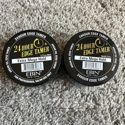 2 EBIN NEW YORK 24 Hour Edge Tamer, Extra Mega Hold Cruelty Free (2.7oz/ 80ml)