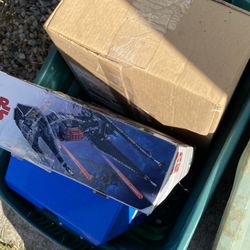 Four Boxes Full Of Legos
