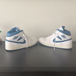 Blue & White Air Jordan 1 