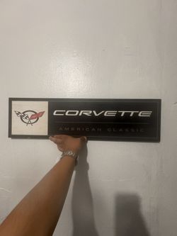 Corvette Plaque