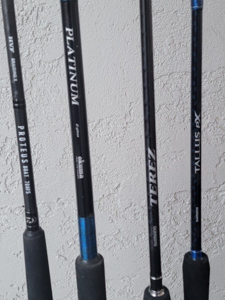 Shimano & Daiwa Fishing Rods 