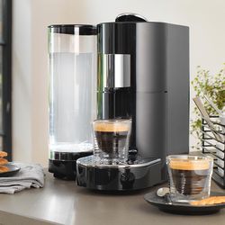 K-fee Twins II Coffee & Espresso Maker Black Chrome NEW Sealed Pods