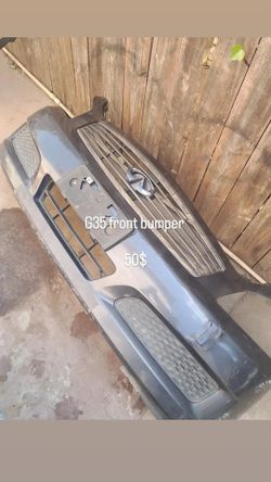 Bumper and grille g35