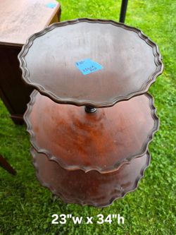Antique 3 tier Table