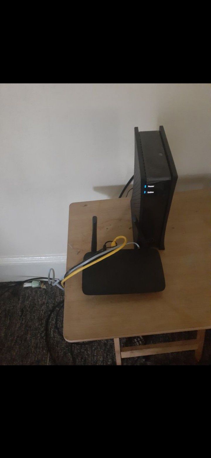 modem and high-speed router