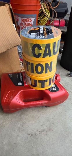 Caution tape 3 rolls 1000ft each