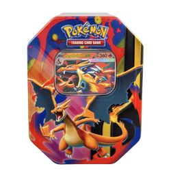 Mega Charizard Tin Pokemon Cards 