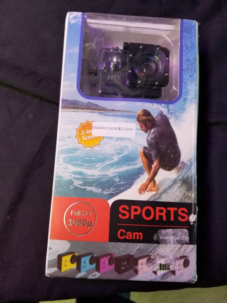 SPORT CAM WATERPROOF 30m (NEW IN BOX)