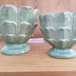 Vintage mcm Pottery Vases Home Decor 