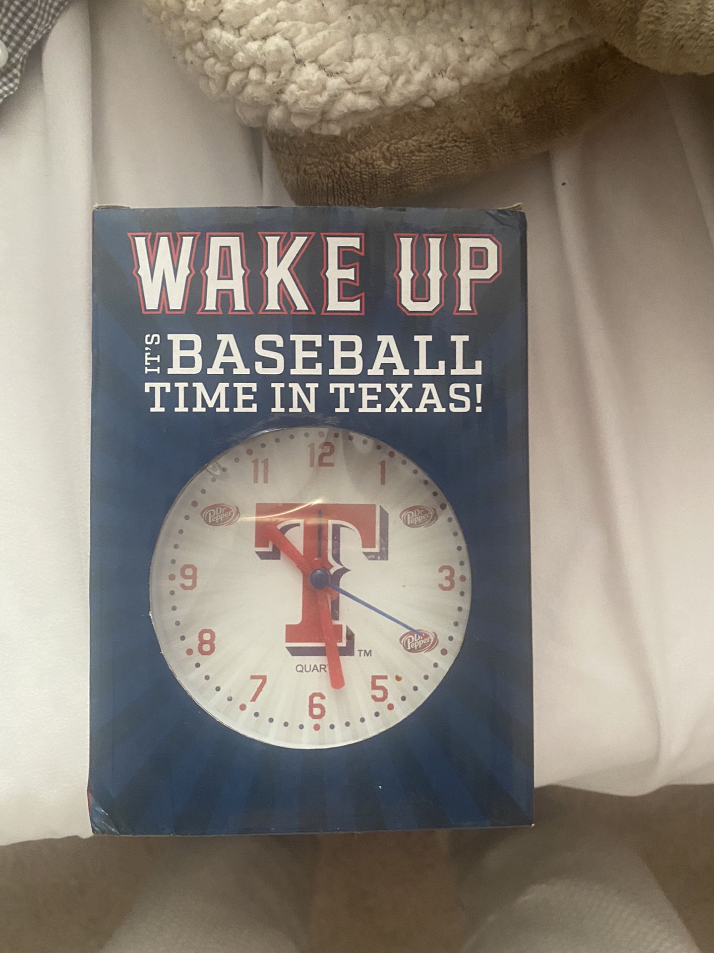 Texas Rangers Alarm Clock 
