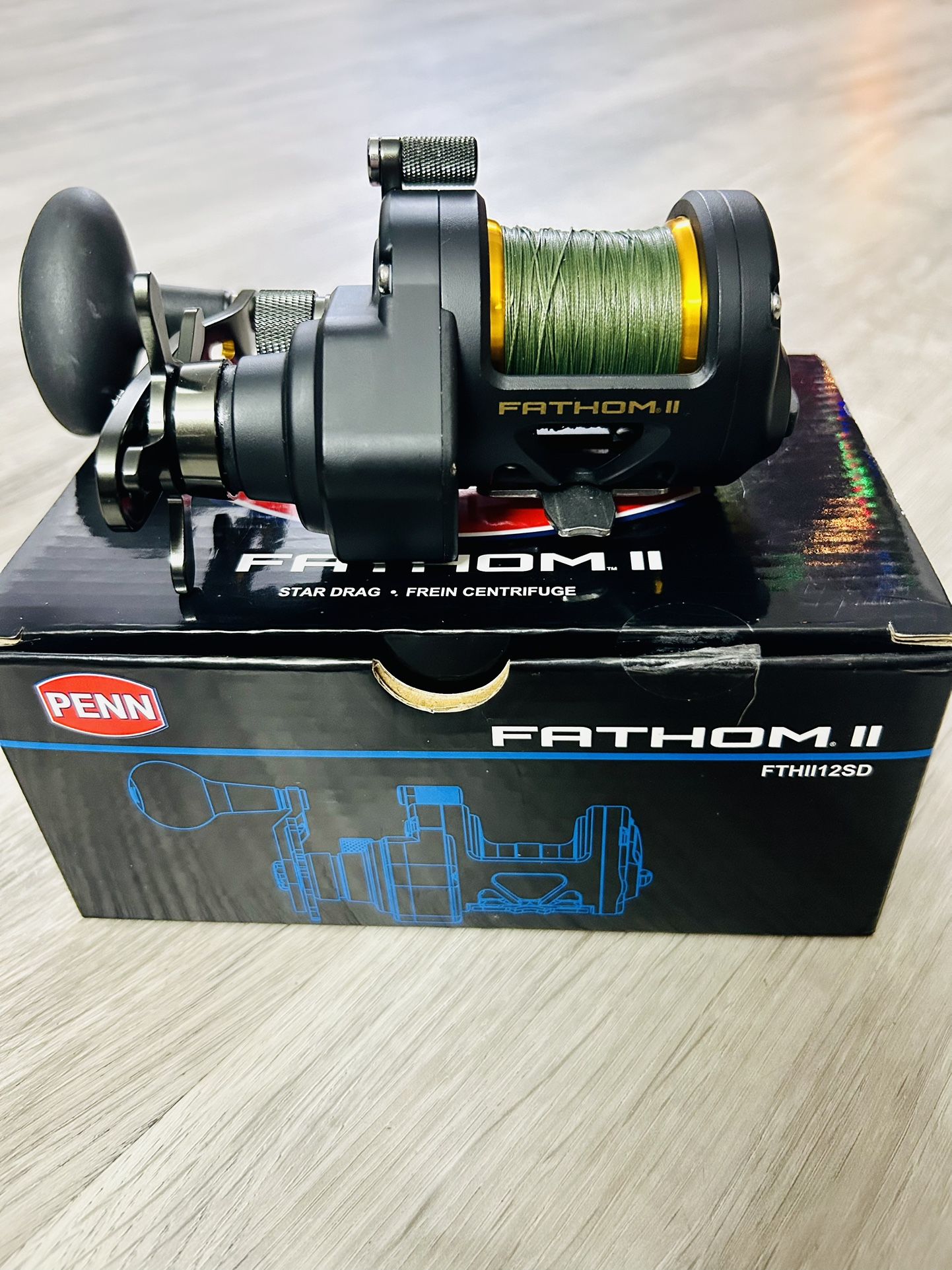 Penn Fathom II FTHII12SD New Fishing Reel $270