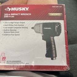 Husky 3/8 Impact Wrench 250 Ft-lbs