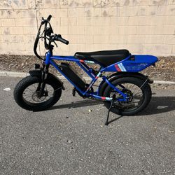 Jasion Blue E-Bike 50 Distance Miles 32 Mph 
