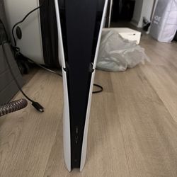 PlayStation 5 with controller