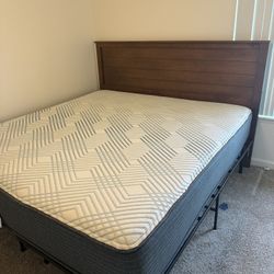 King Size Mattress, Bed Frame And Headboard 