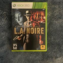 La Noire xbox 360 