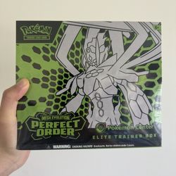 Pokemon Perfect Order Pc ETB Pokemon Center Stamp Promo Brand New Sealed