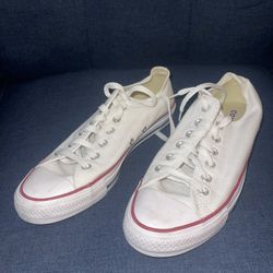 White Converse M7/ W9