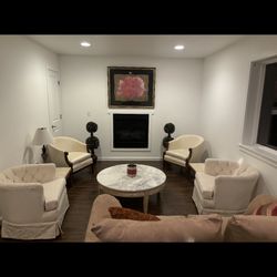 Couch, Chairs, Entire Staged Living Room