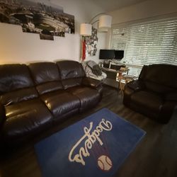 Leather Sofa w/Recliners - Free Pay It Forward