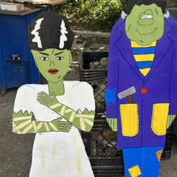 Frankenstein And His Bride Holiday Decoration