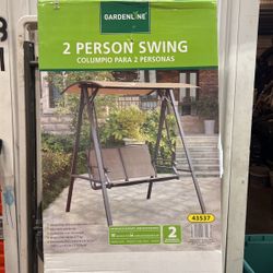 2 Person Swing Set And Double Glider 