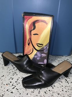 Black Mules for sale!