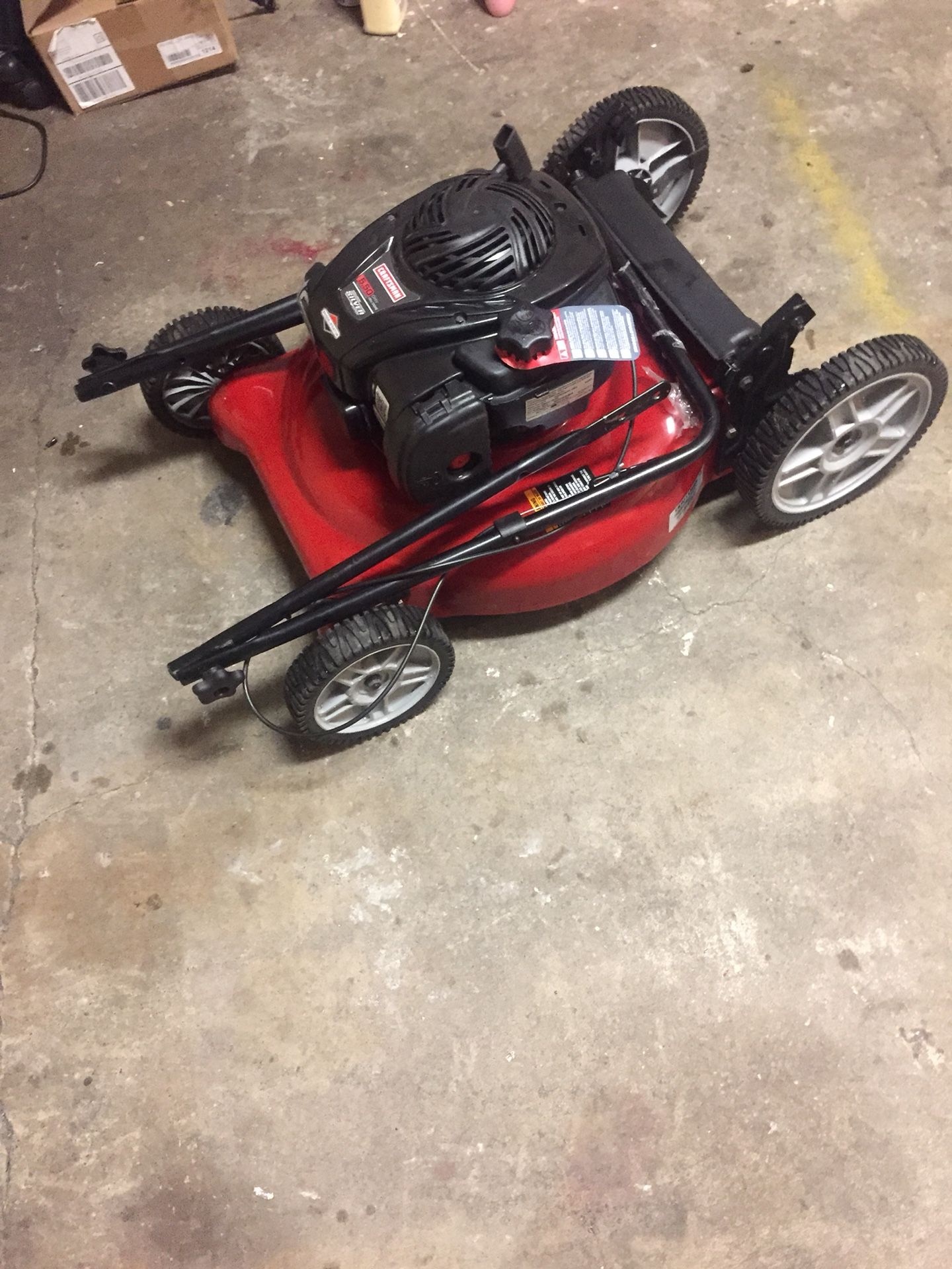Craftsman 37420 21" 140cc Briggs & Stratton Rear Bag Push Lawn Mower