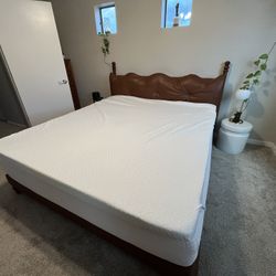 3 Inch Gel Memory Foam Mattress Topper California King Size High Density Cooling Pad Pressure Relief Bed Topper (with Removable & Washable Bamboo Cove