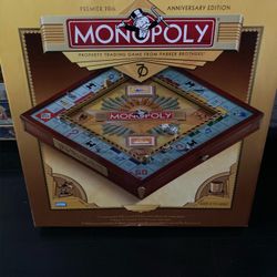 Monopoly 70th Anniversary Wood Edition New