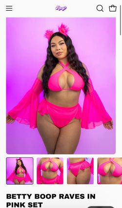 Get Ravy Betty Boop Pink Set (3 Piece)