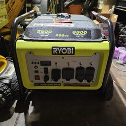 Ryobi 6500-Watt Gasoline Powered Inverter Generator with CO Shutdown & Idle Down Technology