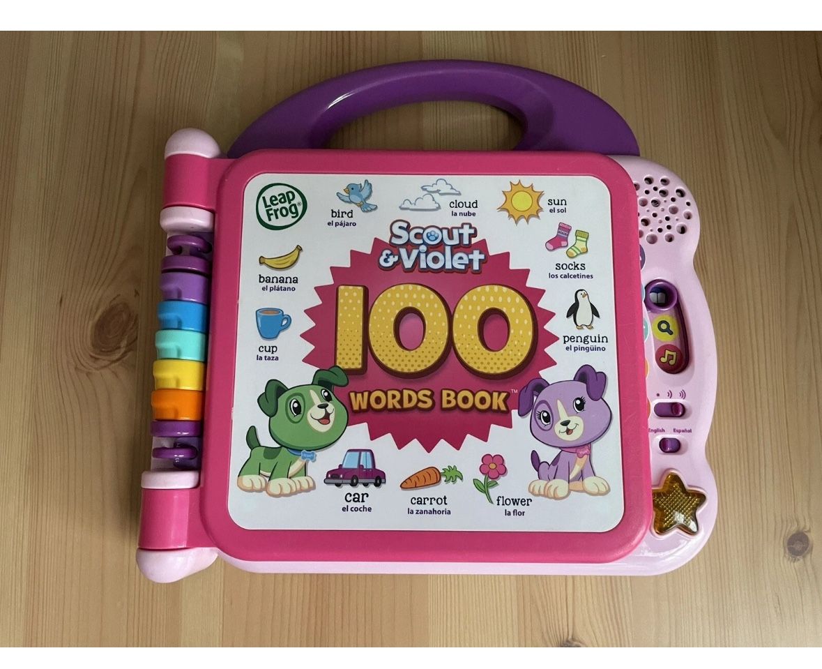 Leap Frog Learning Friends 100 Words Book Electronic Educational Tablet