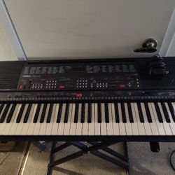 Keyboard And Stand, Includes AC Adapter 