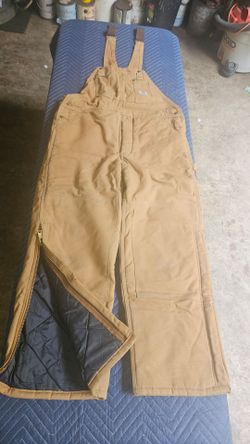 Carhartt insulated bib overall