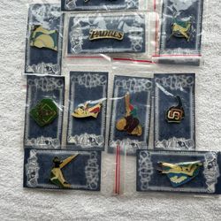 2001 S.D. Padres Complete Coke 10 Pin Puzzle 