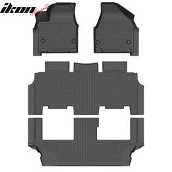 Fits 2021-2025 Chrysler Pacifica Hybrid All Weather TPE Floor Mats 4PCS Liners Guard