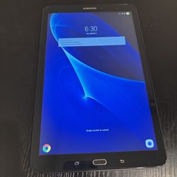 WiFi Only Samsung Galaxy Tab A 10.1" 16GB Black SM-T580  The product is a Samsung Galaxy Tab A, specifically the SM-T580 model, with a 10.1" screen si