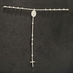 Silver Rosary 