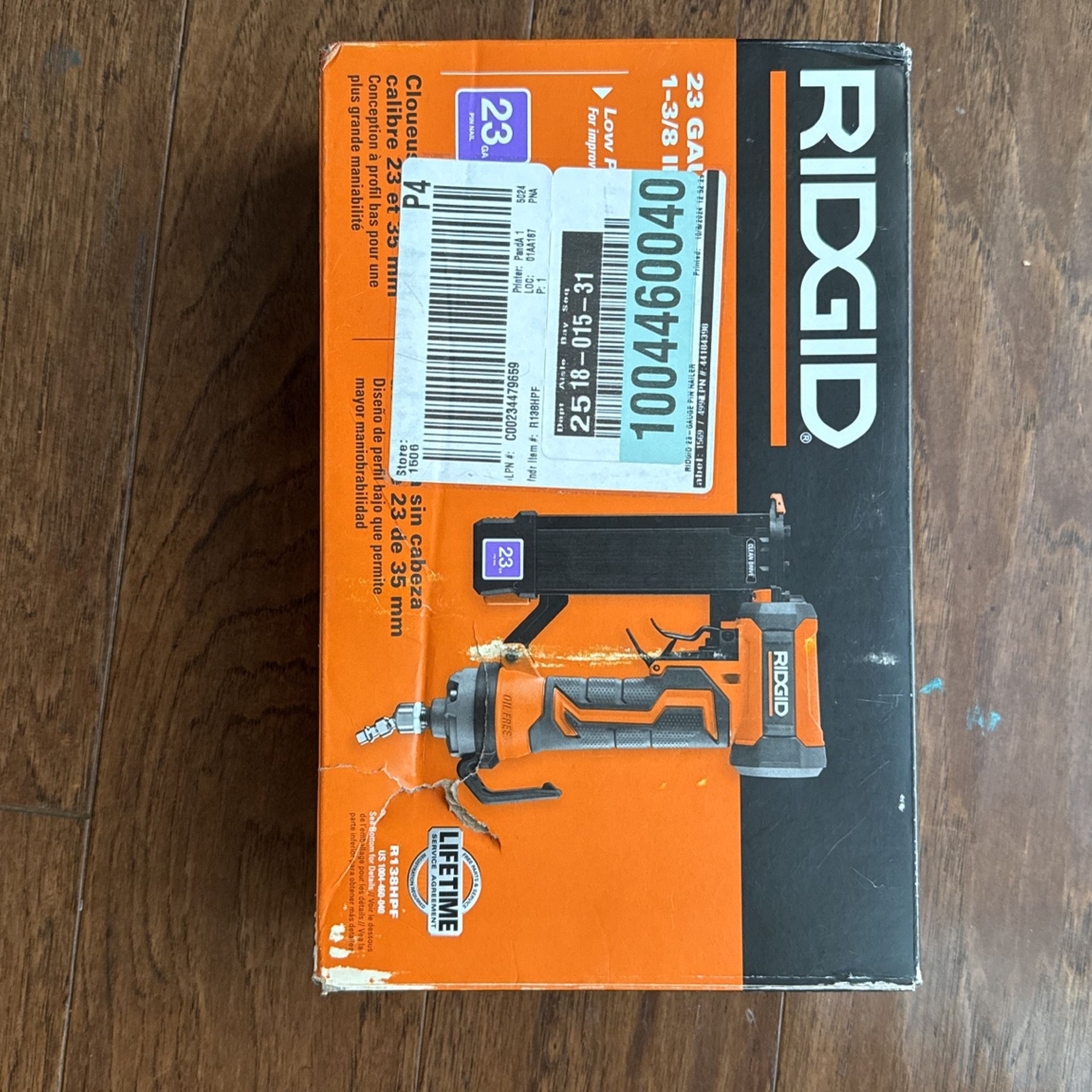 Rigid 23 Gauge Pin Nailer