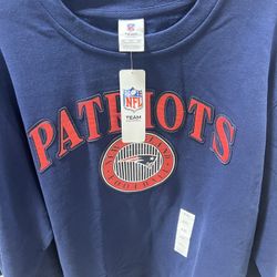 Large Patriots Sweatshirt Authentic NFL